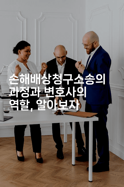 손해배상청구소송의 과정과 변호사의 역할, 알아보자-법미니