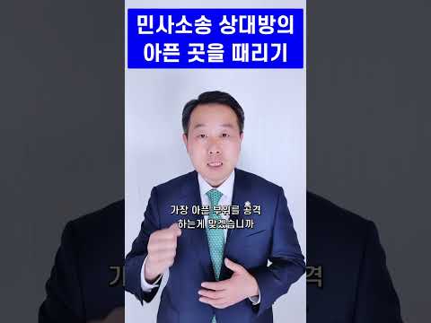 변호사 – 민사소송 상대방의 아픈 곳을 때리기 (요건사실)