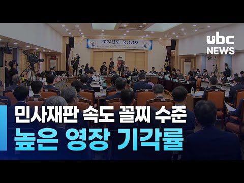 민사재판 속도 꼴찌 수준  높은 영장 기각률 241017