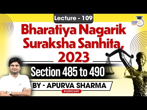 Bhartiya Nagarik Suraksha Sanhita 2023 | Section 485-490 By Apurva Sharma #109