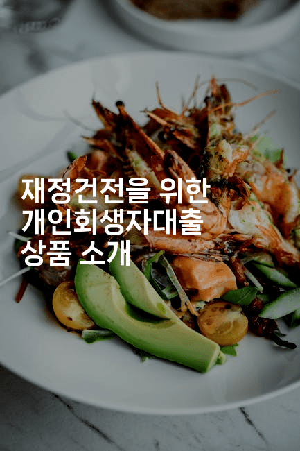 재정건전을 위한 개인회생자대출 상품 소개-법미니